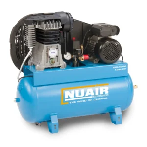 Two-stage air compressor, 500 liters, three-phase, 10 HP nuair
